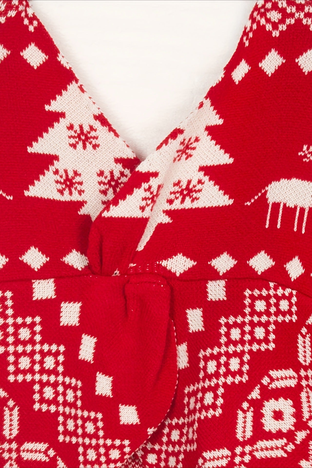 Christmas Double-Sided Irregular Snowflake Sweater