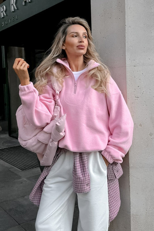 Fleece Quarter Zip Pullover