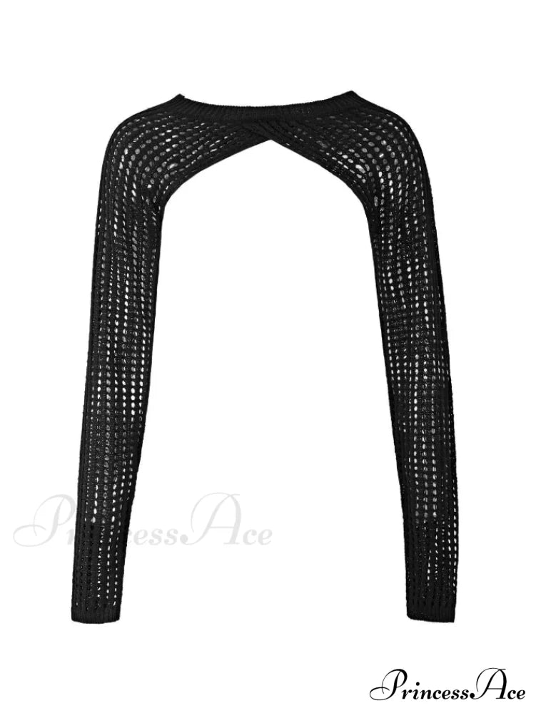 Black Halter Graceful Party Mini Dress Sweaters