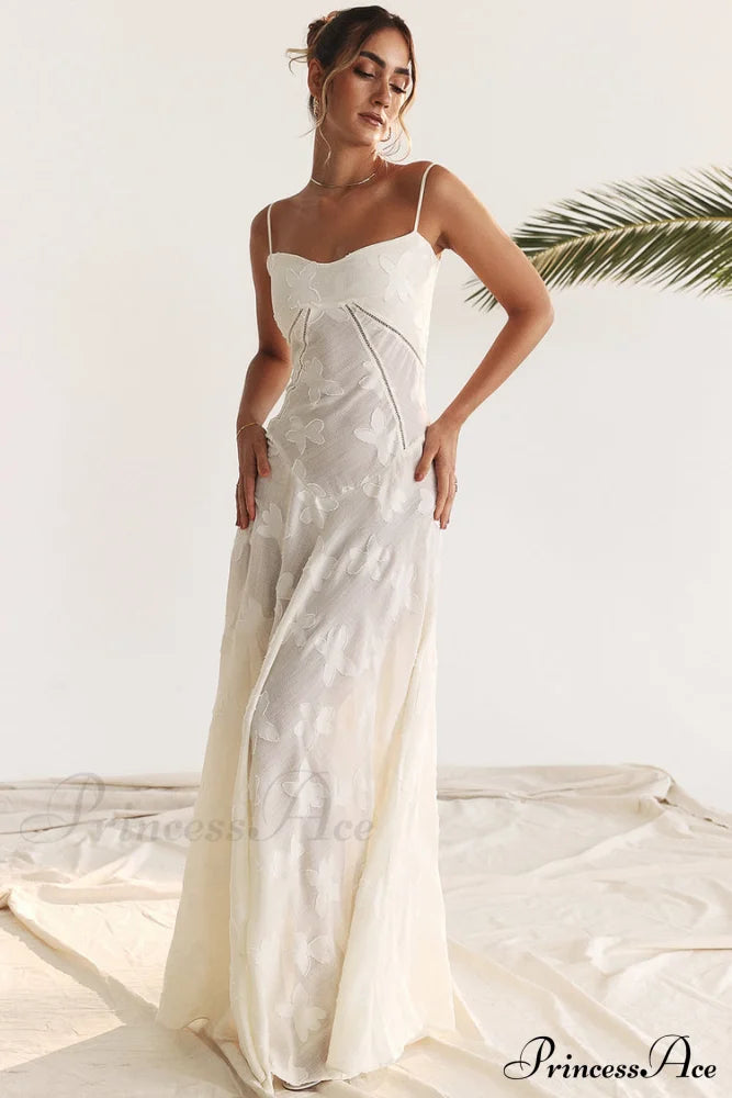 Blush Of Elegance Charming Lace Maxi Dress