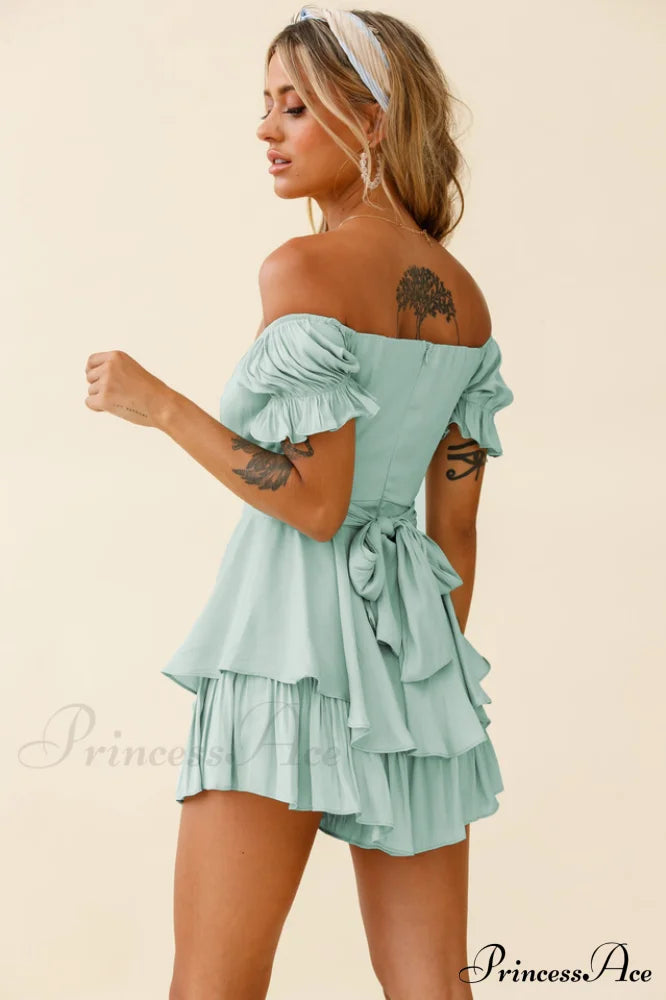 Boho Off Stylish Shoulder Romper