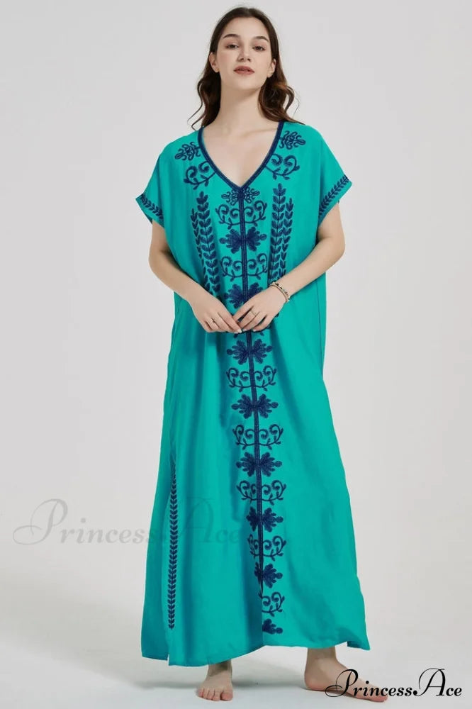 Boho Print Slit Dress | Dress In Beauty