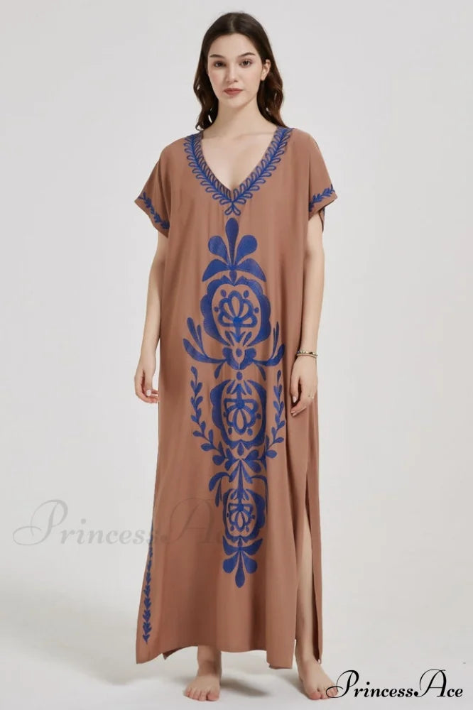 Boho Print Slit Dress | Dress In Beauty