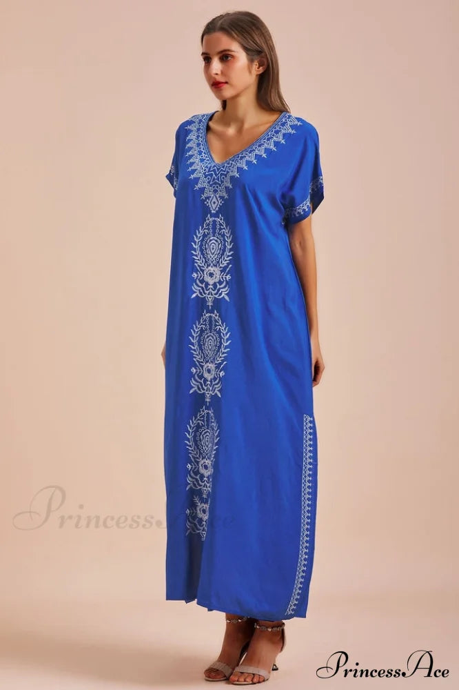 Boho Print Slit Dress | Dress In Beauty
