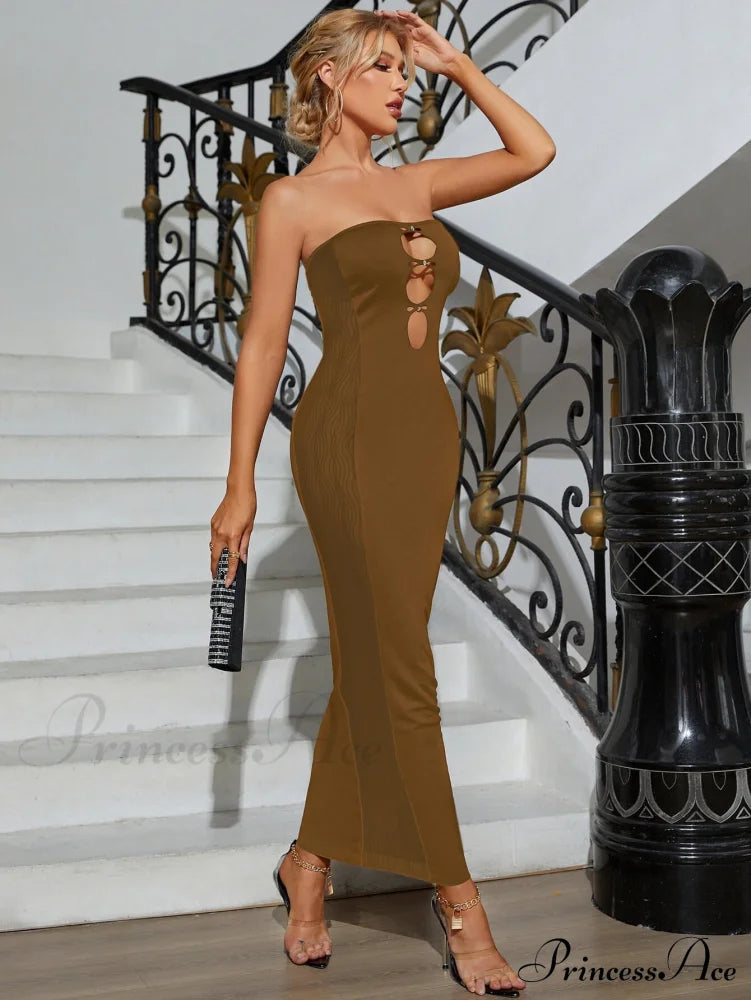 Boning Pads Underwire Off Modern Shoulder Ruched Cut Out Dress Dresses