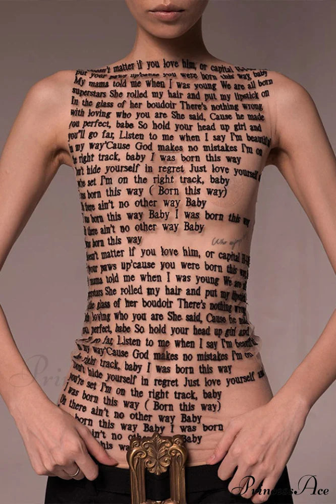 Born This Stylish Way Sleeveless Top