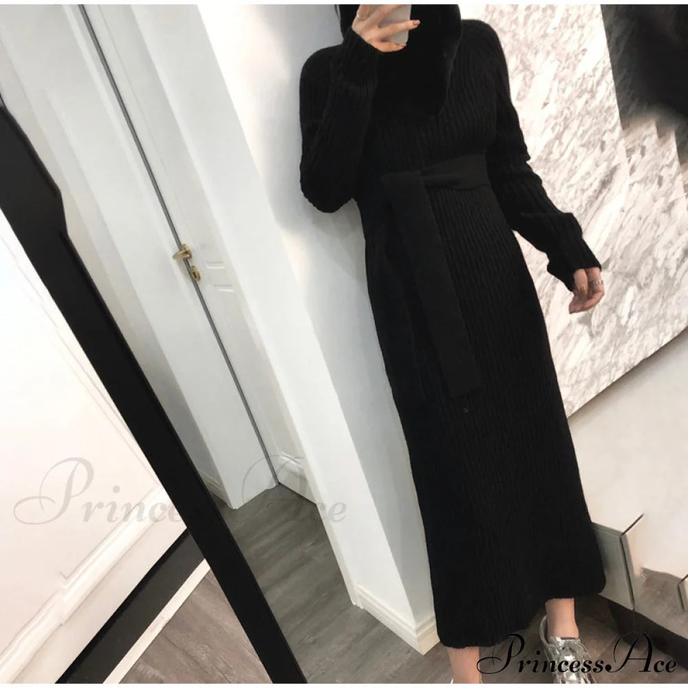 Bottoming The Sweater Cashmere Knitted - Gown Blouse Over Fall/Winter Thick Midlength Turtleneck