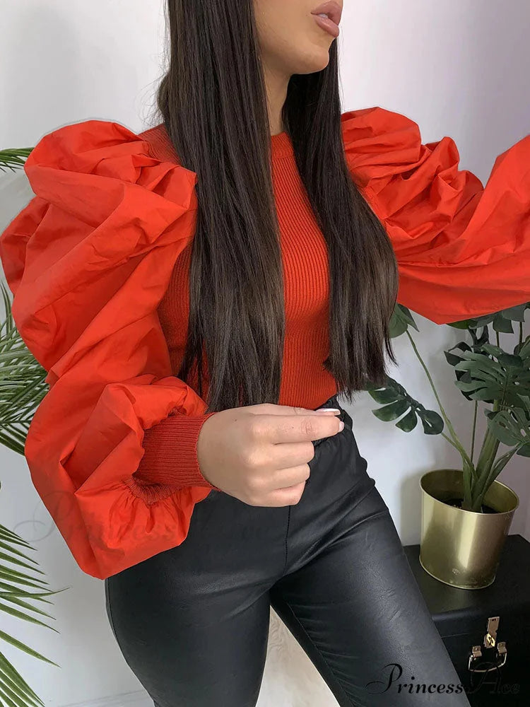 Brown Pointelle Knit Trendy Long Sleeve Mini Dress Shirts & Tops