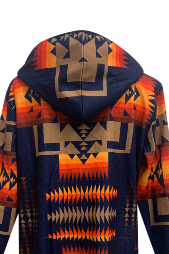 Pocket Printed Longline Coat coats