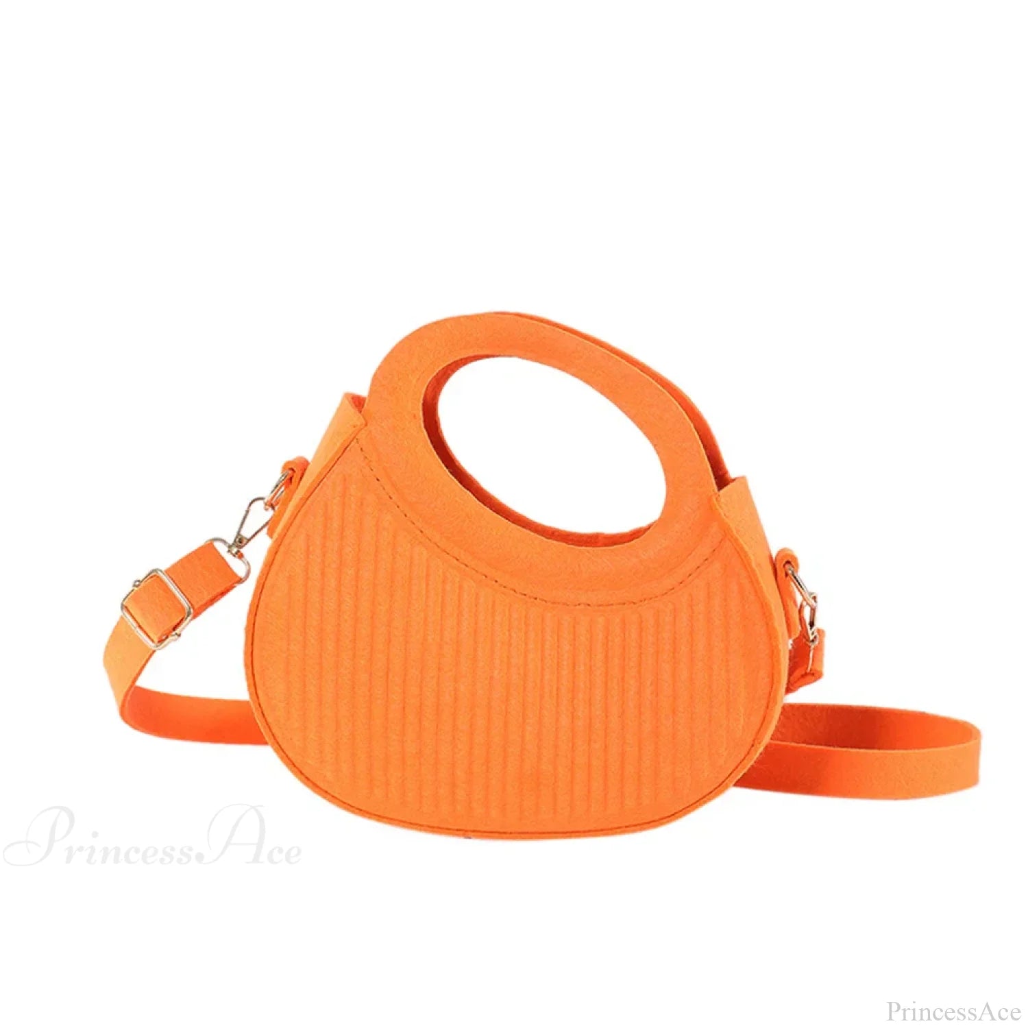 Candy Color Top-Handle Crossbody Casual Women’s Handbag Orange handbag-250126