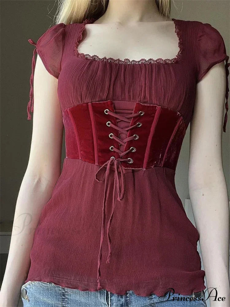 Casual Solid Color Short Sleeve Vintage Basic T-Shirts