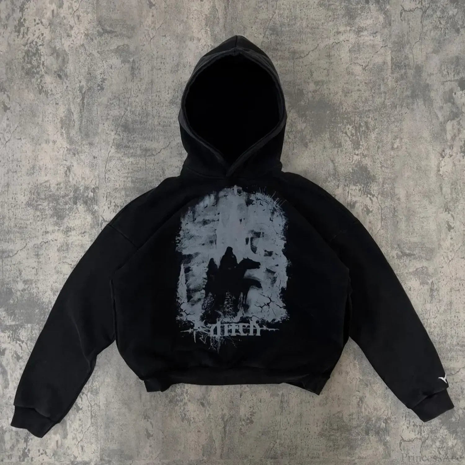 Casual Trend Hip Hop Hoodie black 3 / S