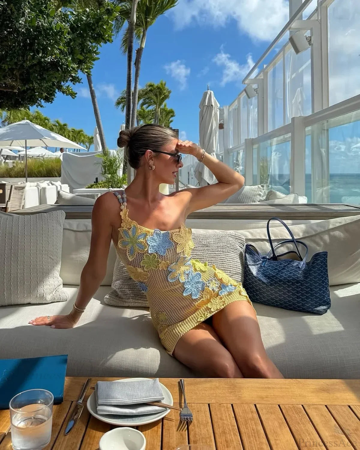 Chain Brazilian Push Up Bikini Set