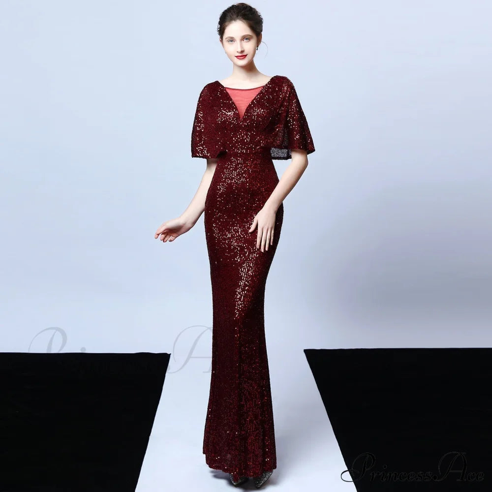 Charlotte Formal Sequin Mermaid Dress - Lady Occasions