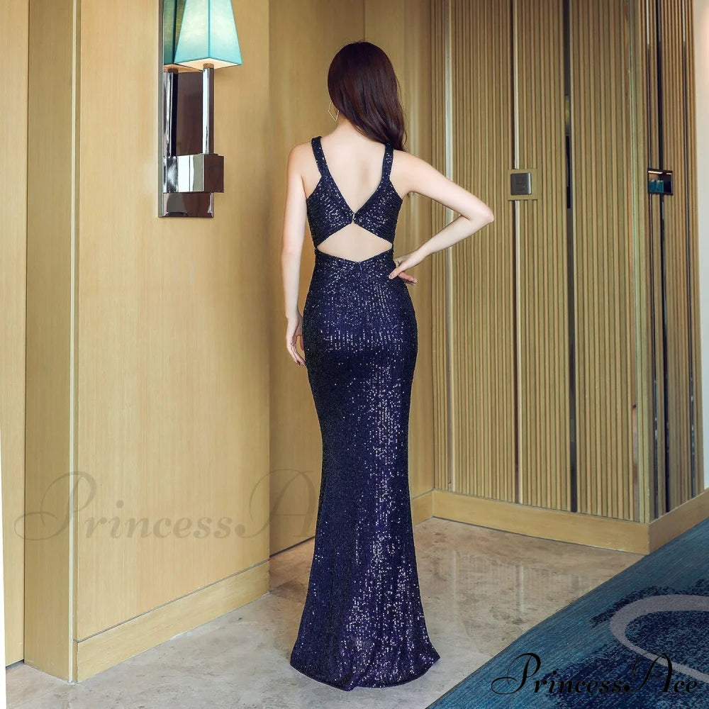 Chloe Formal Collar Charming Slim-Fit Mermaid Dress S.o. Long Dresses