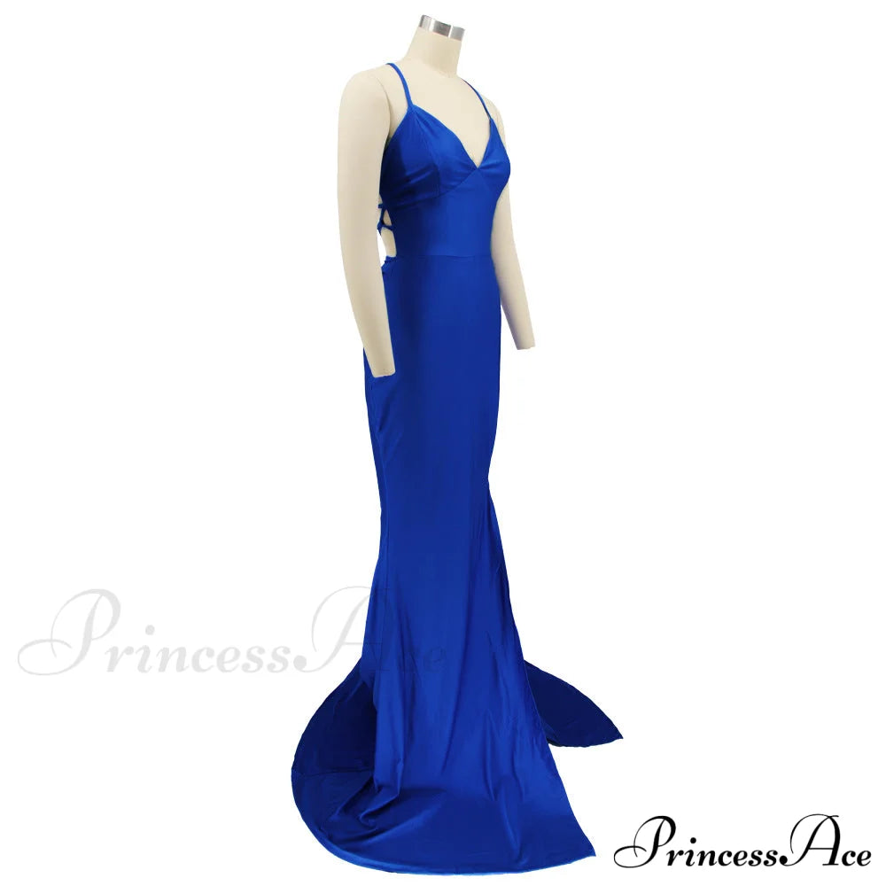 Chloe Lace-Up Stylish Back Formal Dress S.o. Long Dresses