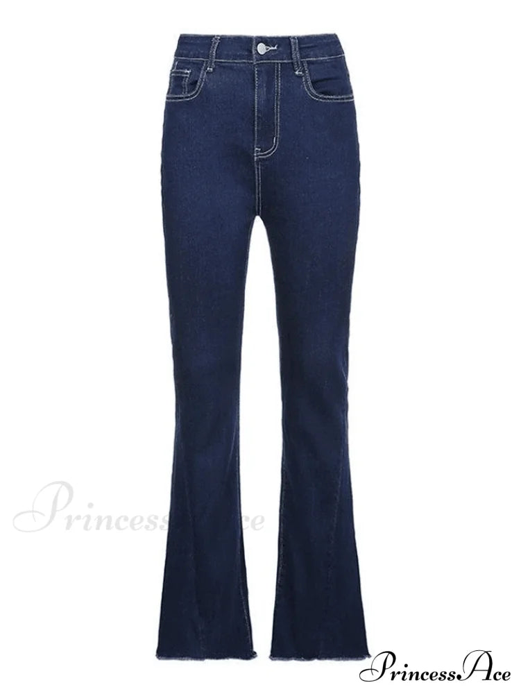 Classic Contrast Striped Frayed Modern Blanket Scarf - Coffee Jeans