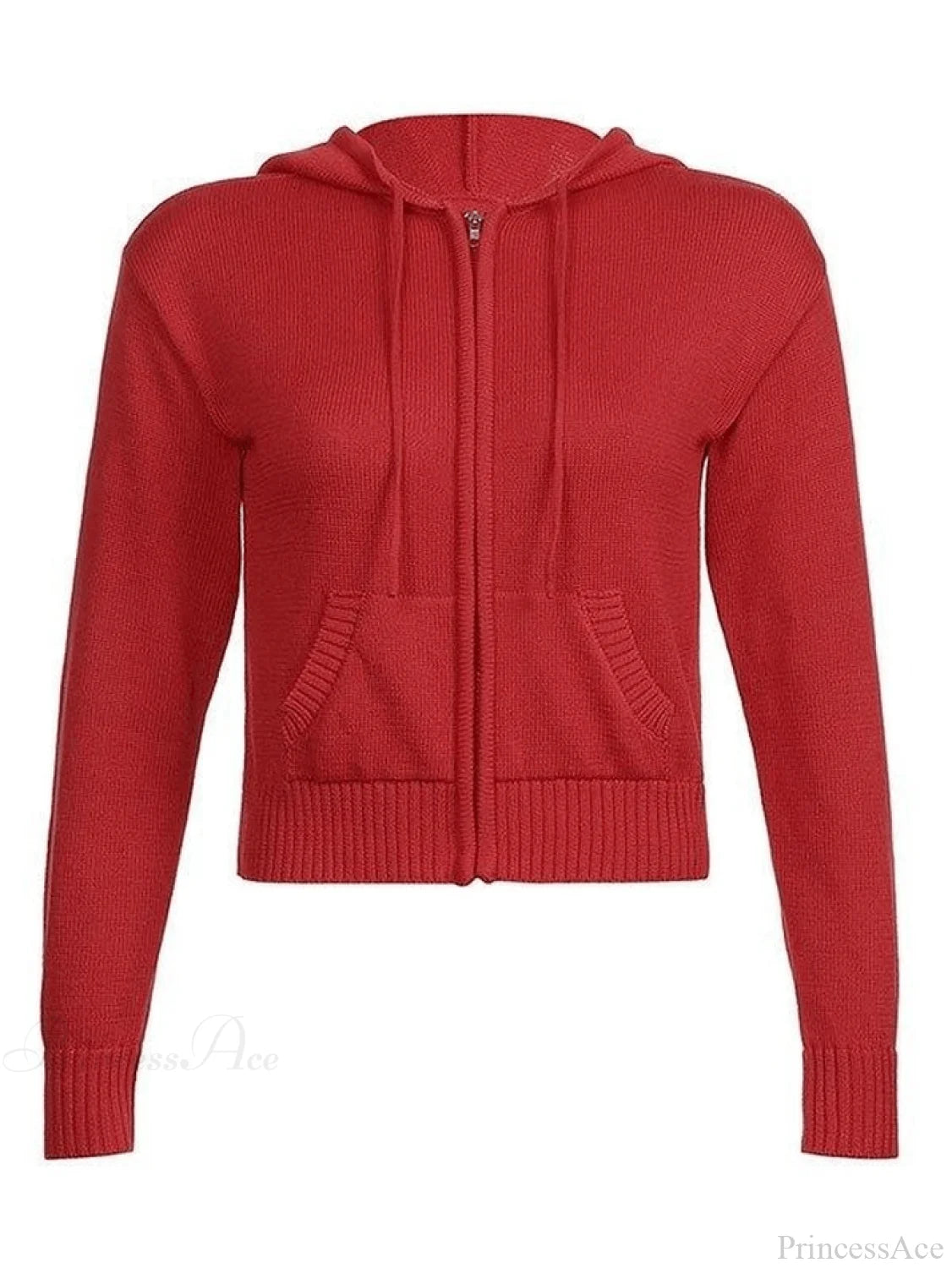 Hooded Crochet Knit Trendy Cropped Tank Top Sweaters