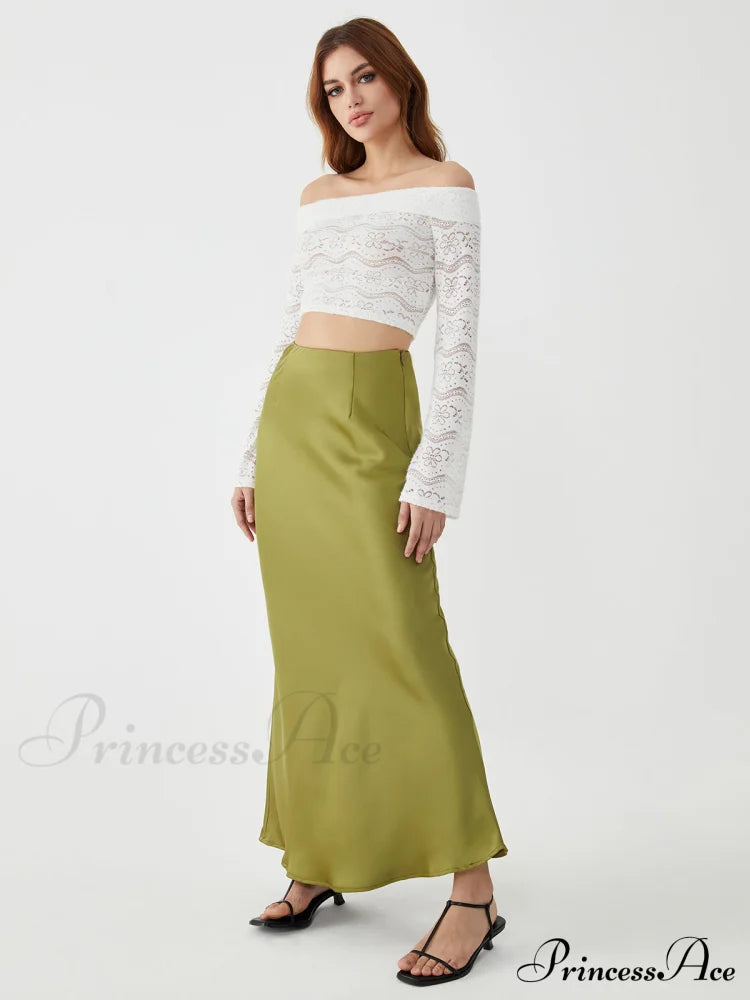 Cold Shoulder Graceful Knitted Blouse Blouses