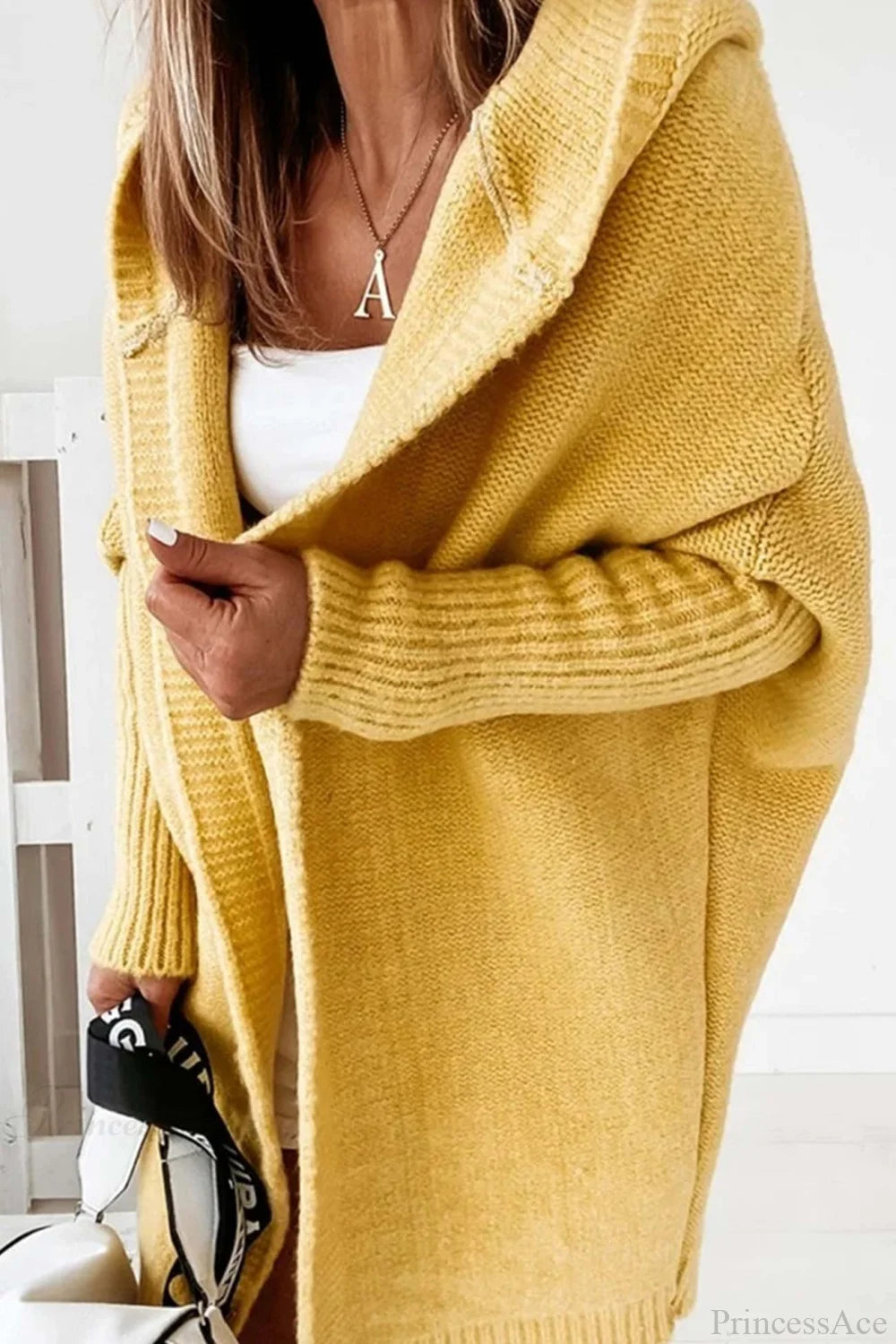 Hoodie Front Open Cardigan Cardigans