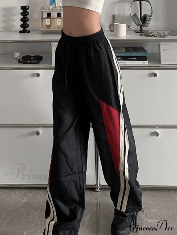 Contrast Long Graceful Sleeve Crop Top Pants