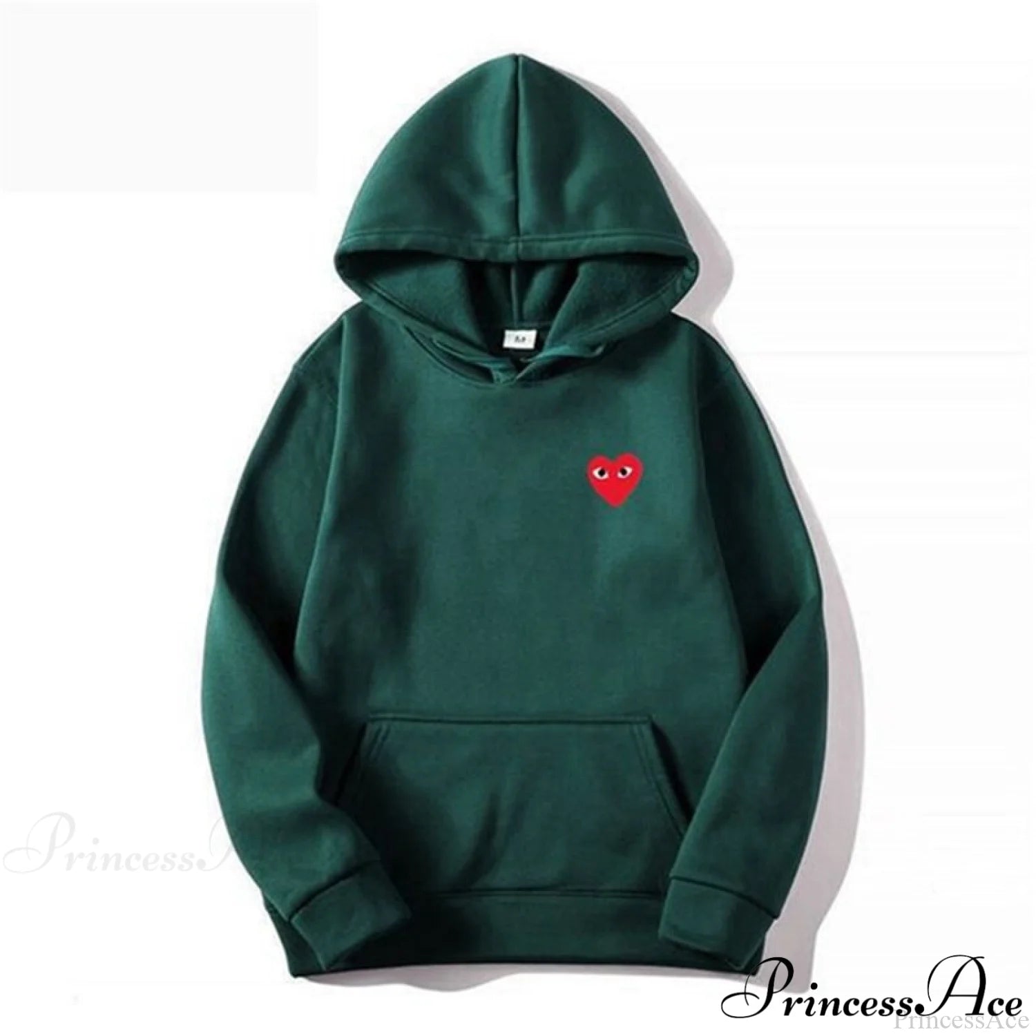 Cotton Heart-Eye Printed Fall/Winter Casual Hoodies J / S Sweatshirts & Hoodies-L