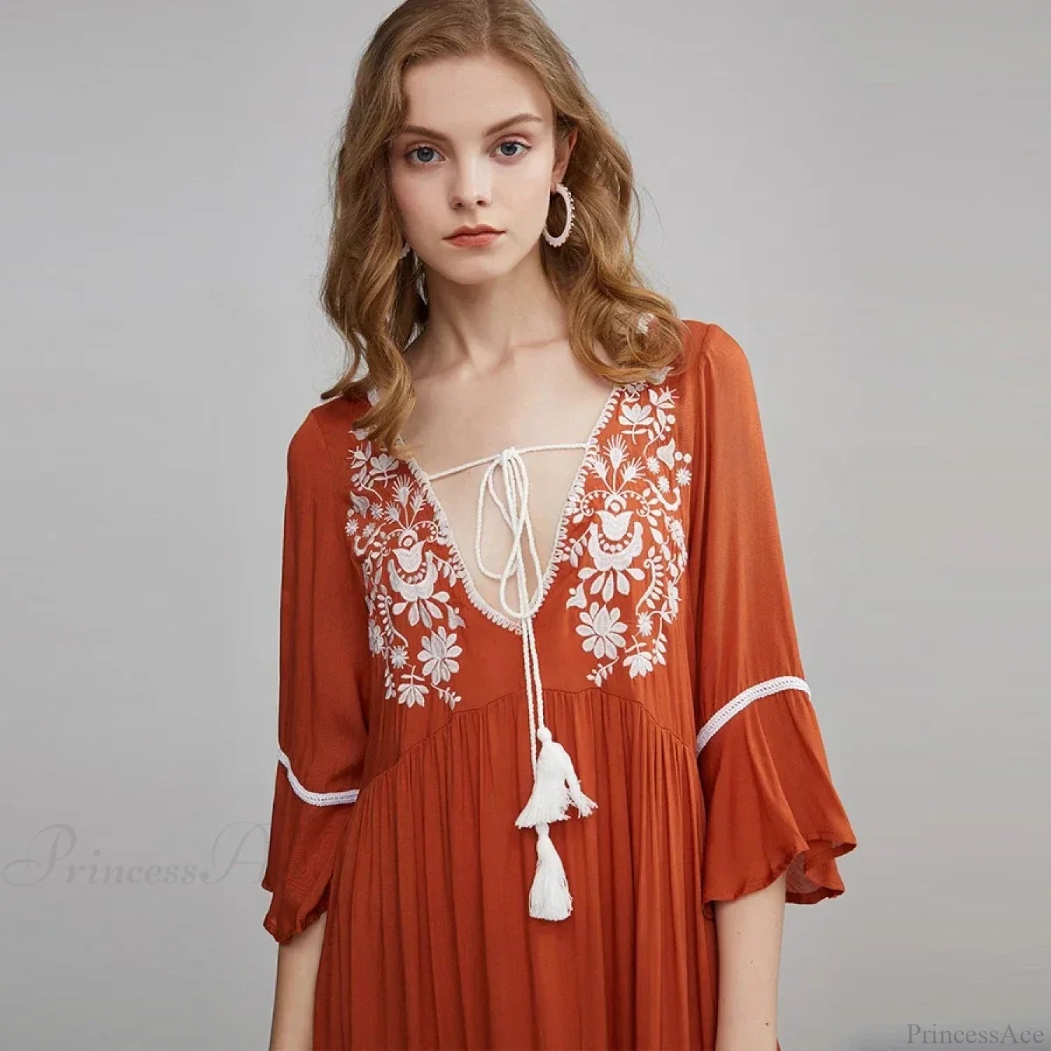 Cotton Rayon Boho Dress bohodress-250126