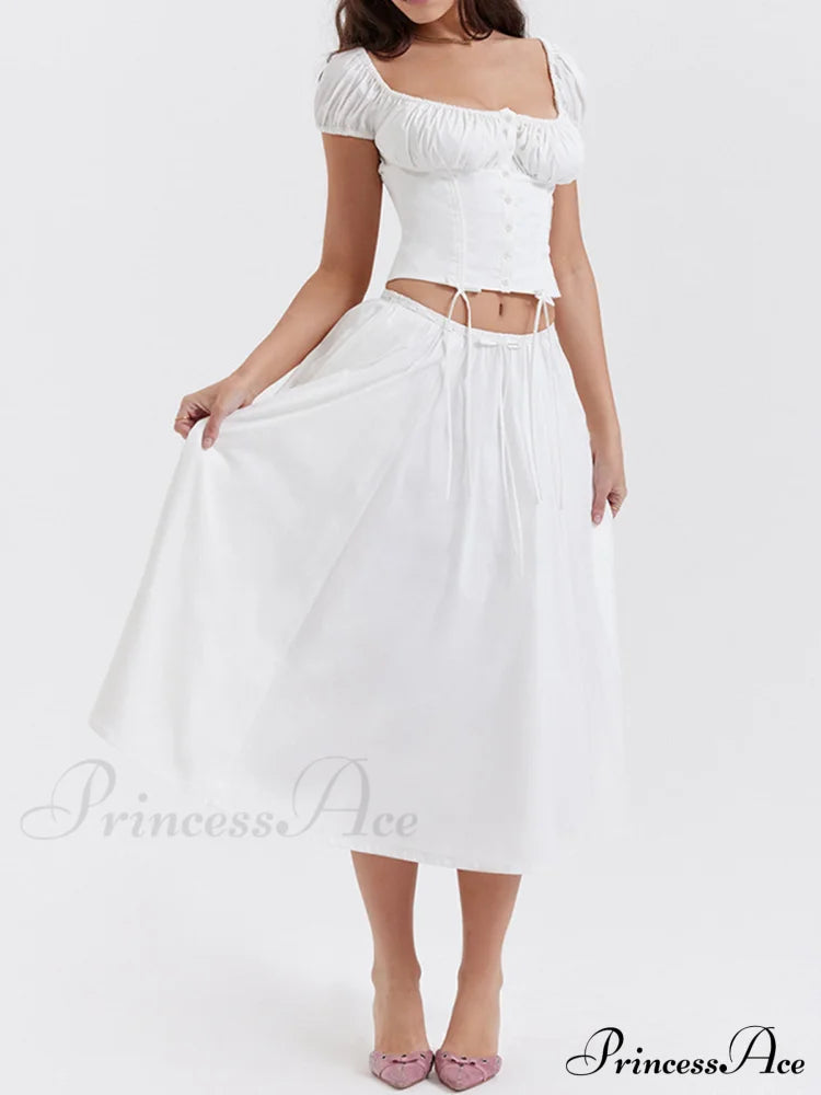 Cowgirl Aesthetics Drawstring Trendy Corset Crop Top Blouses