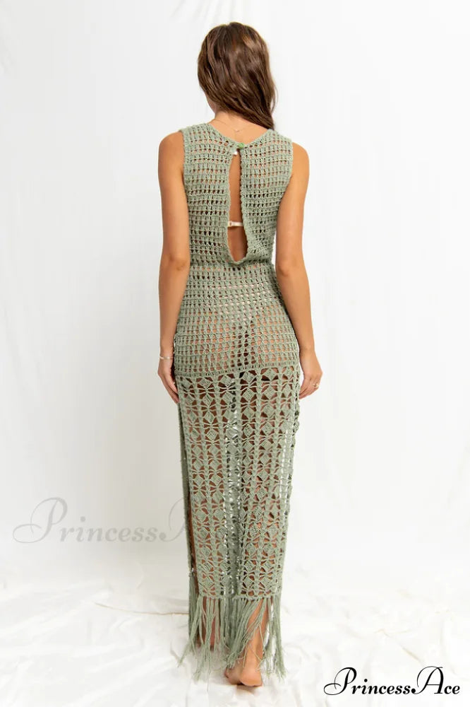 Crochet High Stylish Neck Cover Up