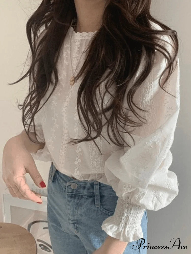 Crochet Knit Graceful Skirt Set Shirts