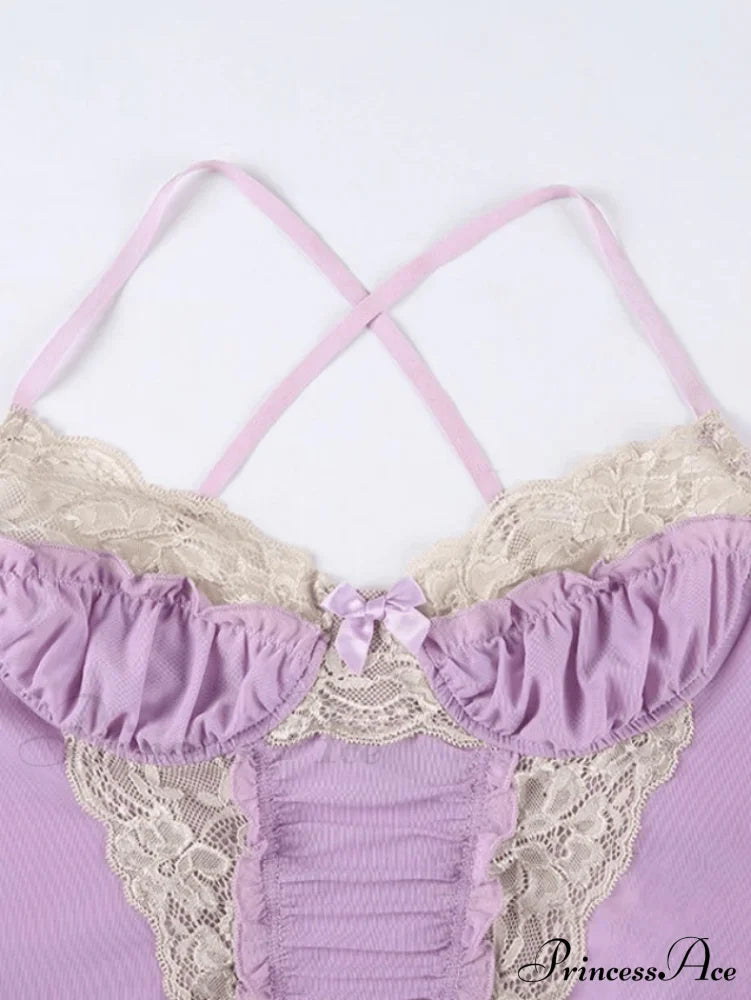 Cross Back Graceful Bodycon Mini Dress Tops&Tees