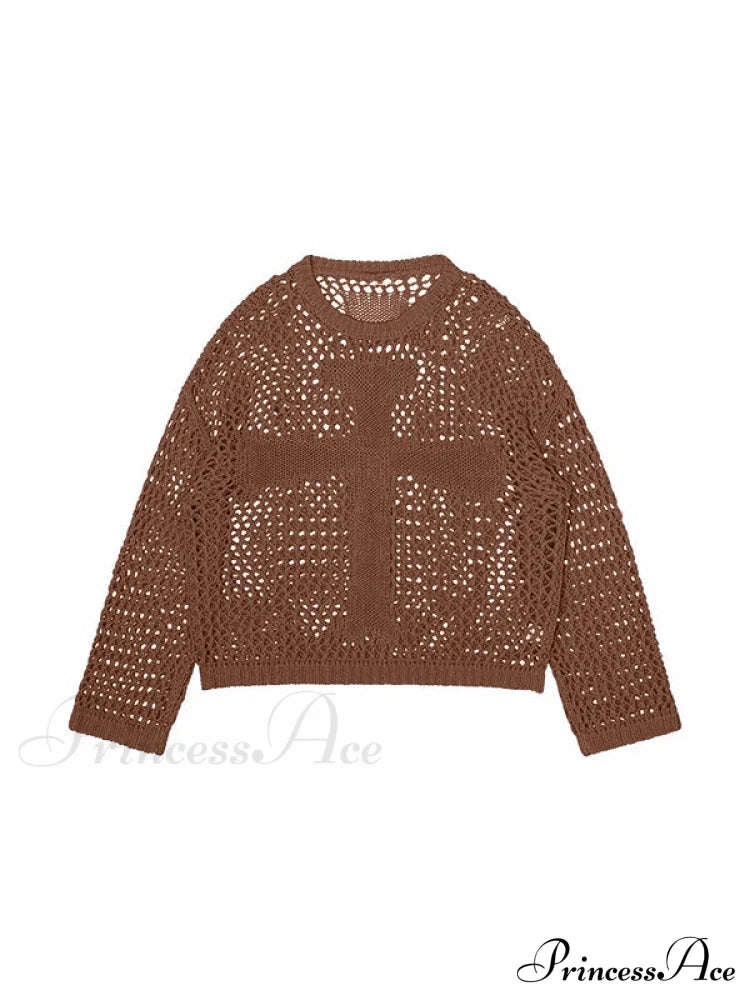 Cross Patch Ribbed Trendy Tank Mini Dress Knits