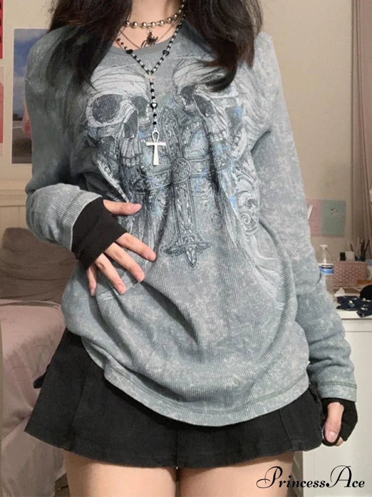 Cross Ribbed Graceful Two Piece Set Long Sleeves