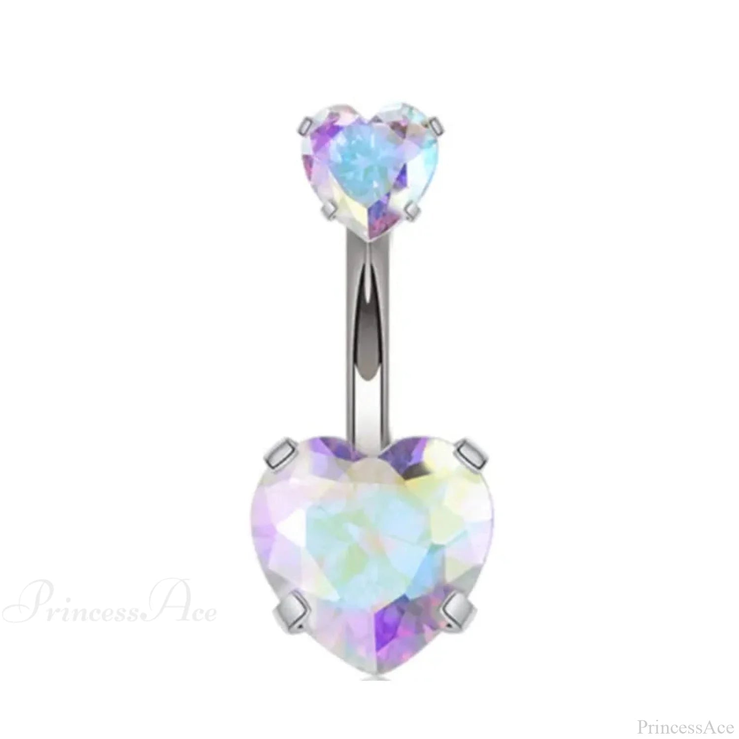 Crystal Dangle Gothic Belly Ring Style6 blue