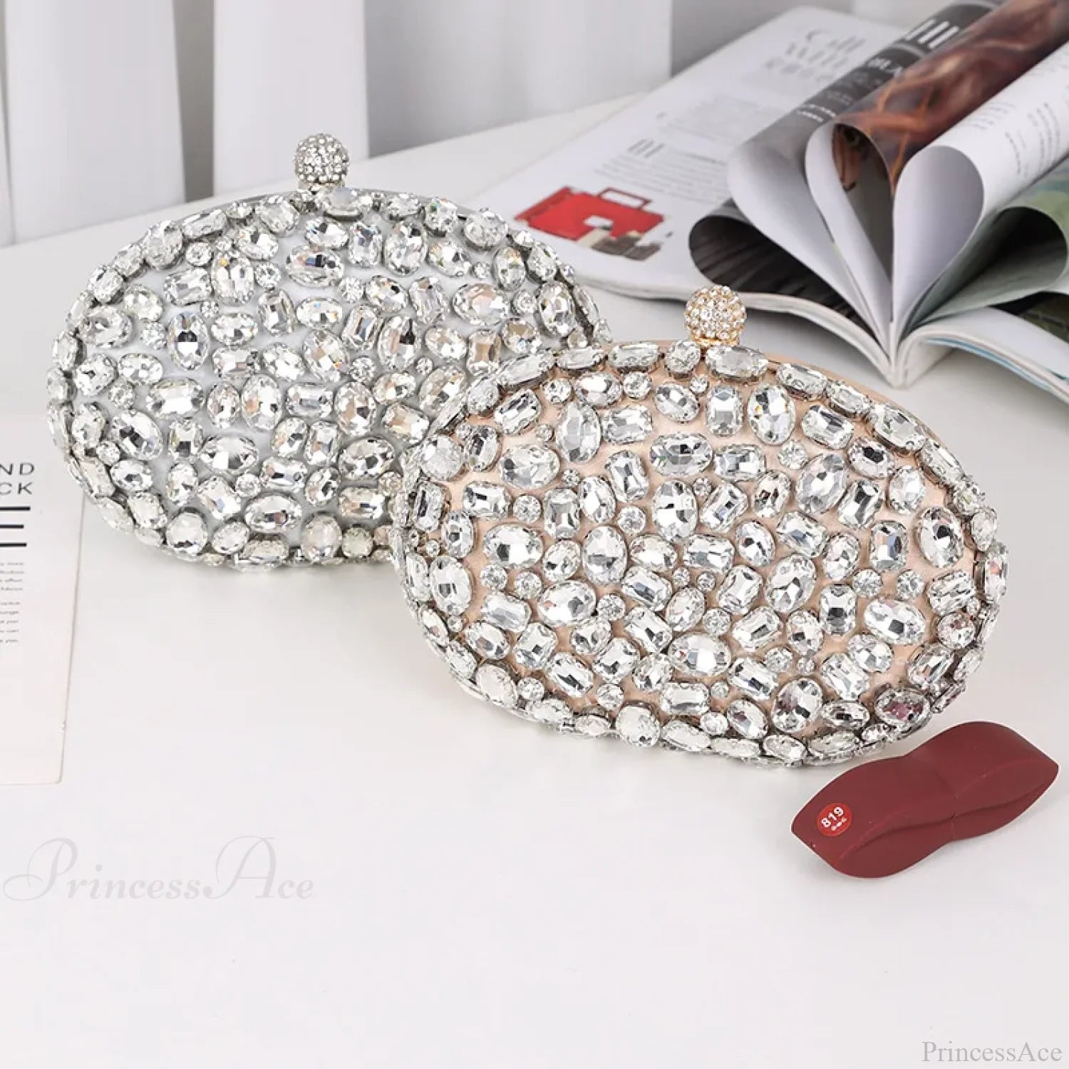 Crystal Diamond Evening Bag Birthday Party Wedding Clutch clutchbag-250126