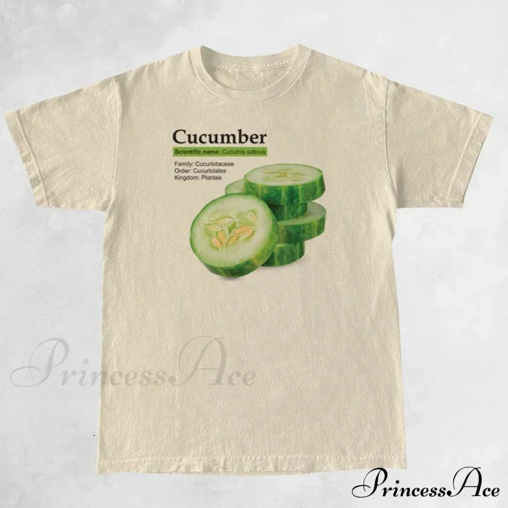 Cucumber Graphic Stylish Oversized T-Shirt