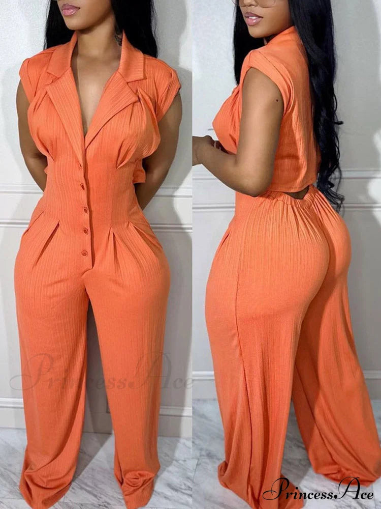 Curvy Hem Spider Trendy Print Crop Top Jumpsuits