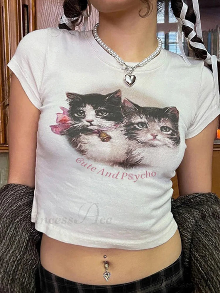 Cute Fuzzy Sleeved Knitted Modern Crop Cardigan - Pink White / S Short Sleeves