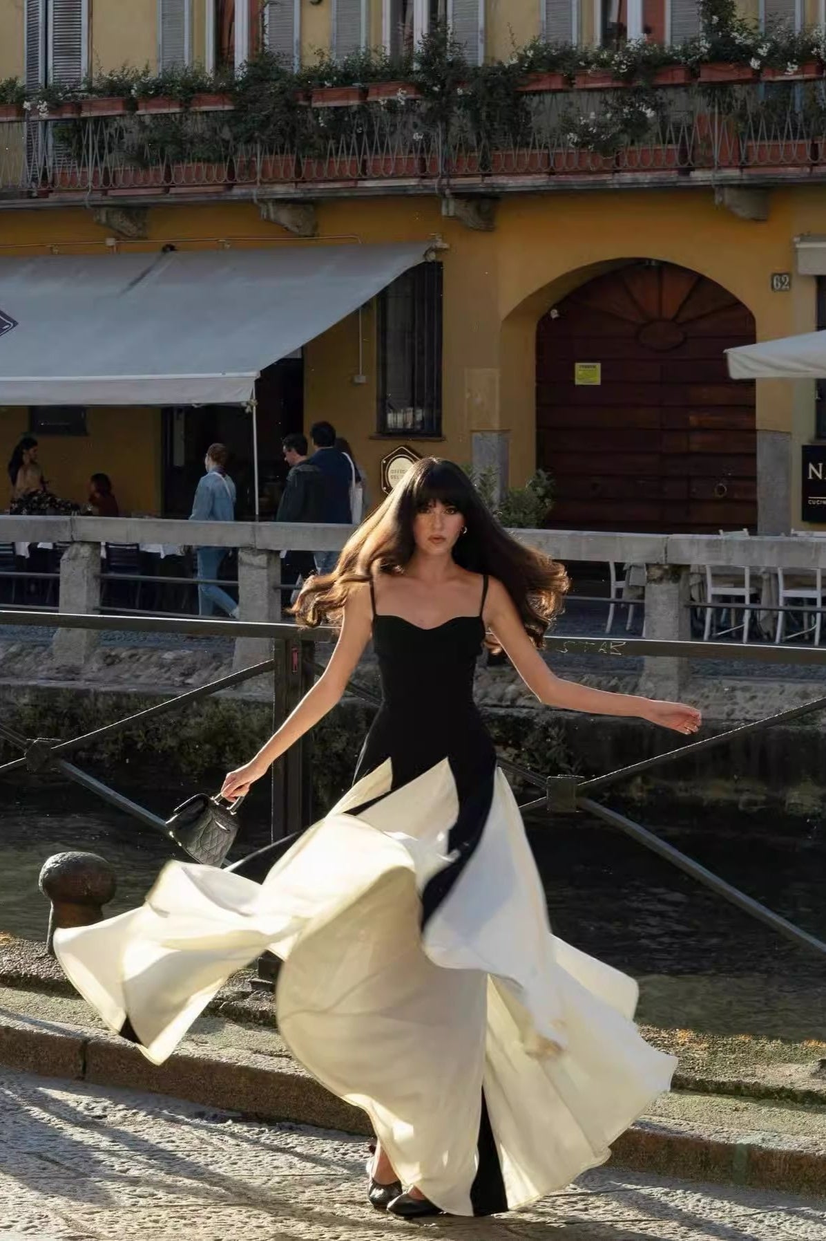 Colorblock Cami Maxi Dress