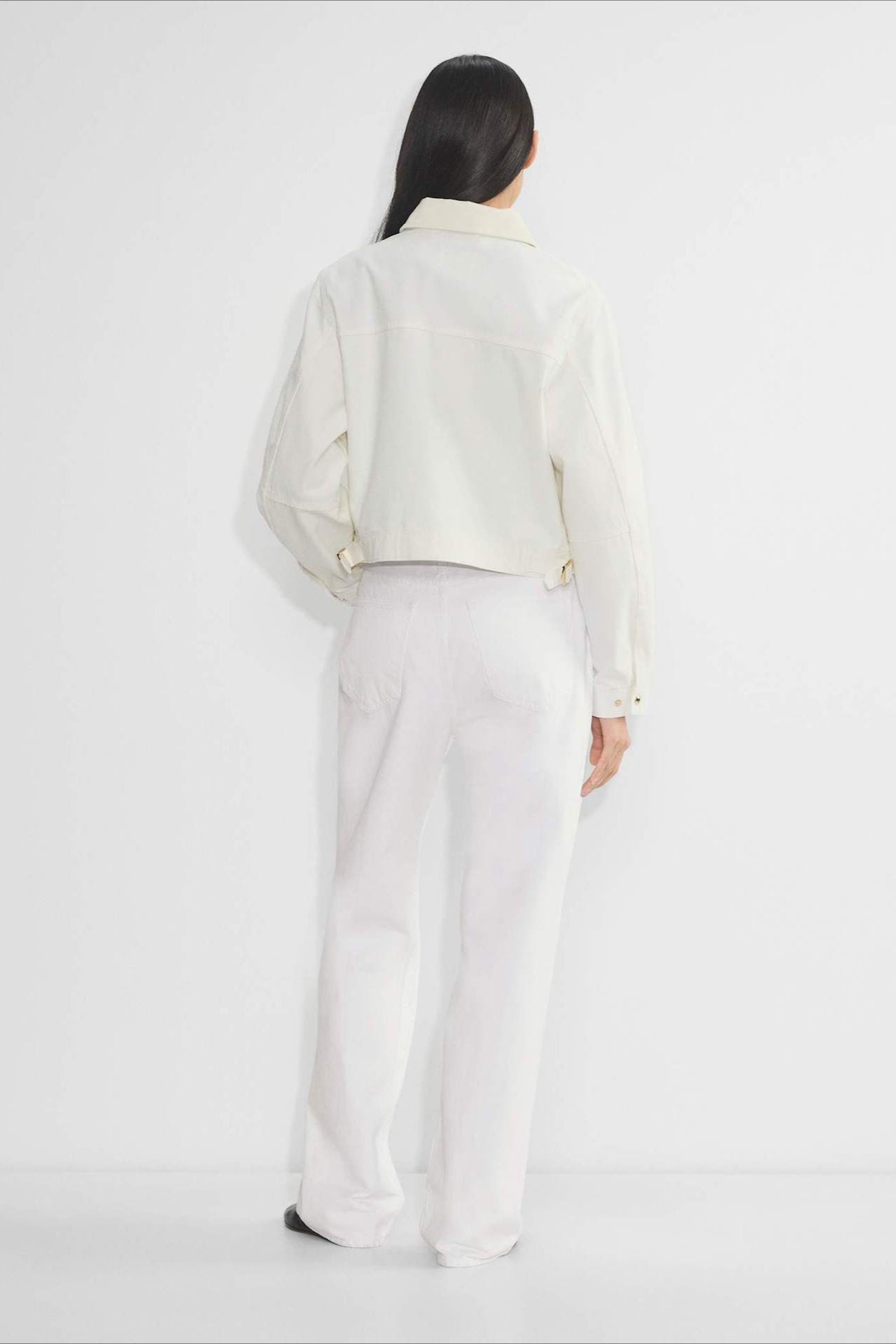 Cropped Utility Workwear Jacket