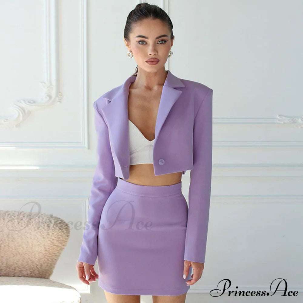 Dainty Lace Panel Deep V Twist Sophisticated Trim Dolman Sleeve Crop Top - Beige S / Purple