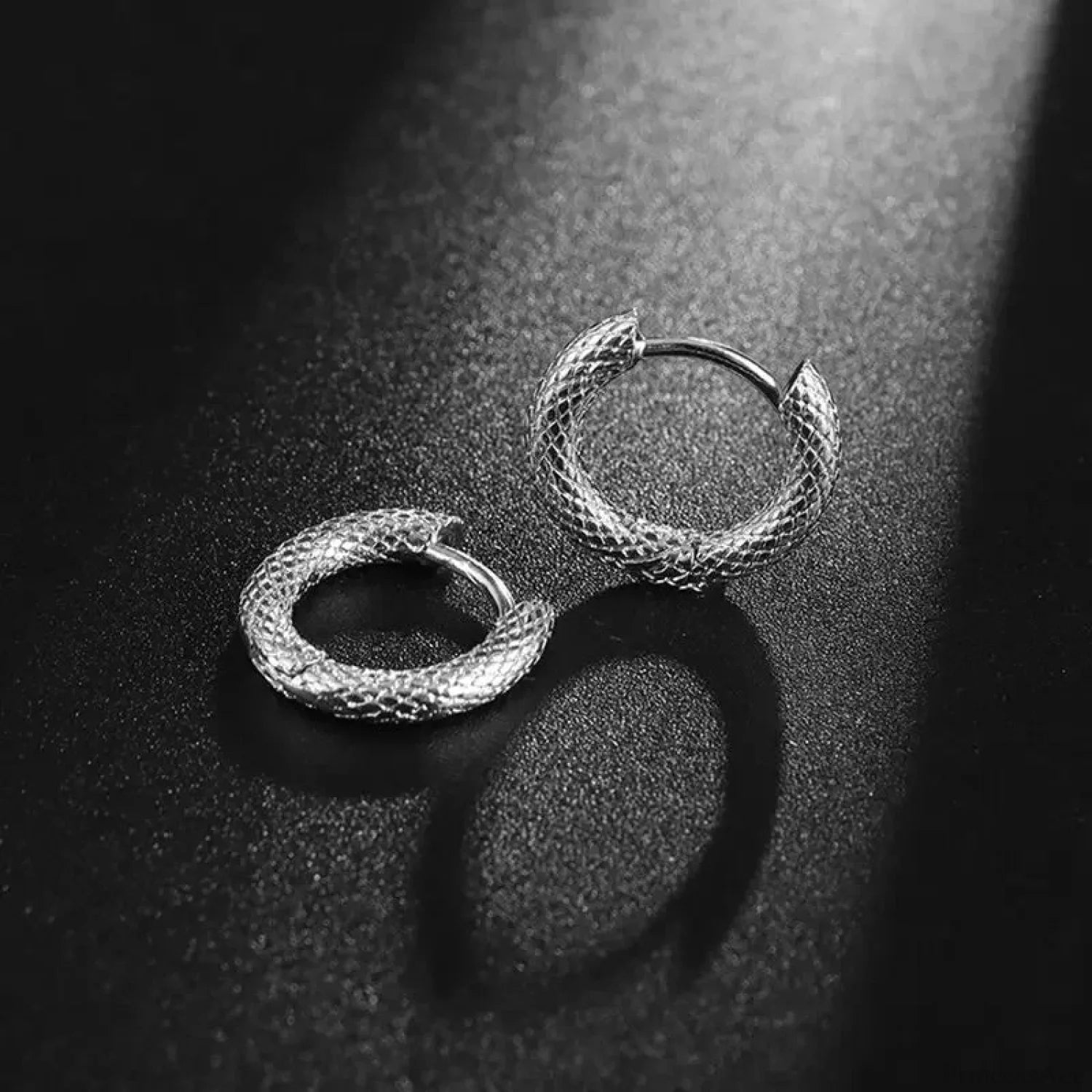 Dark Black Skull Awl Rock Declaration Earring color27