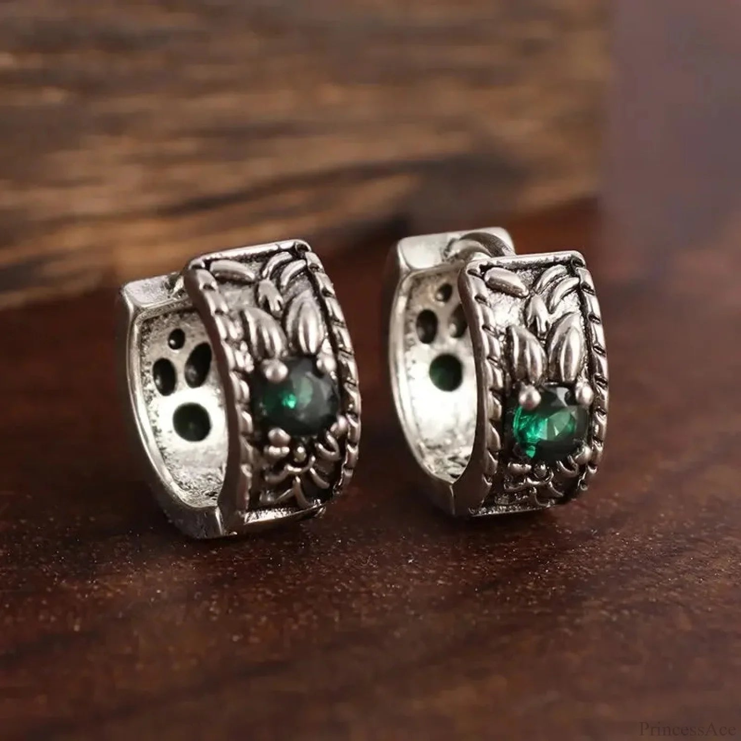 Dark Black Skull Awl Rock Declaration Earring color35