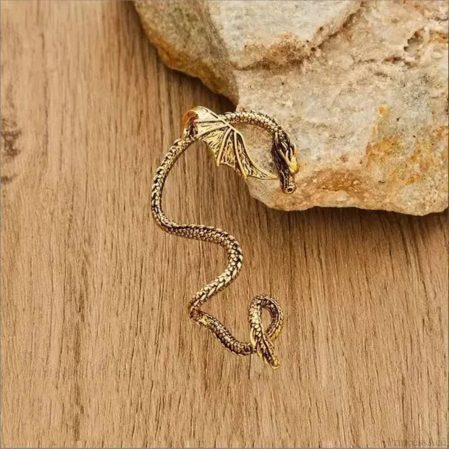Dark Dragon Envelop Vintage Creature Post Earring color5