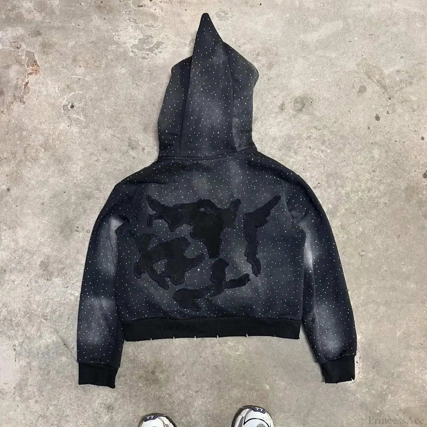 Dark Flash Diamond Patch Hoodie