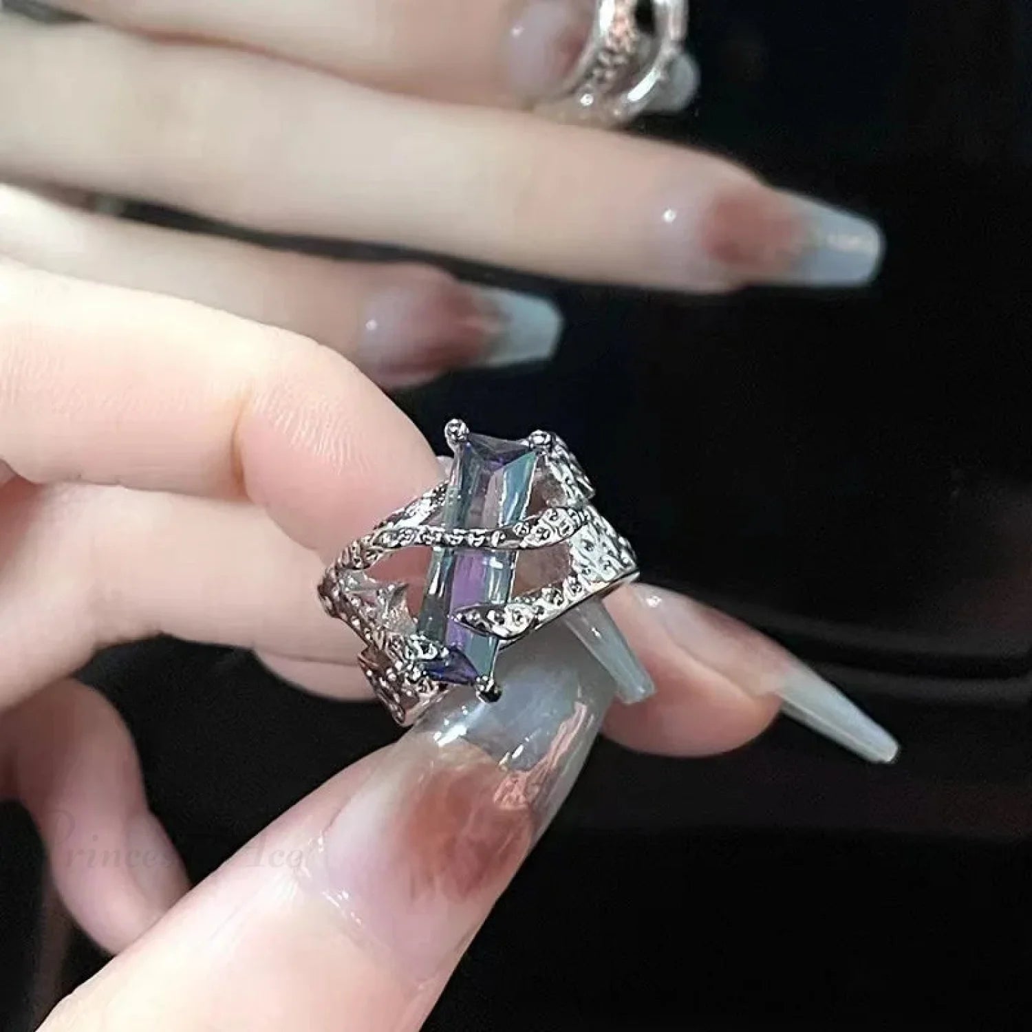 Dark Gothic Crimson Ring red5