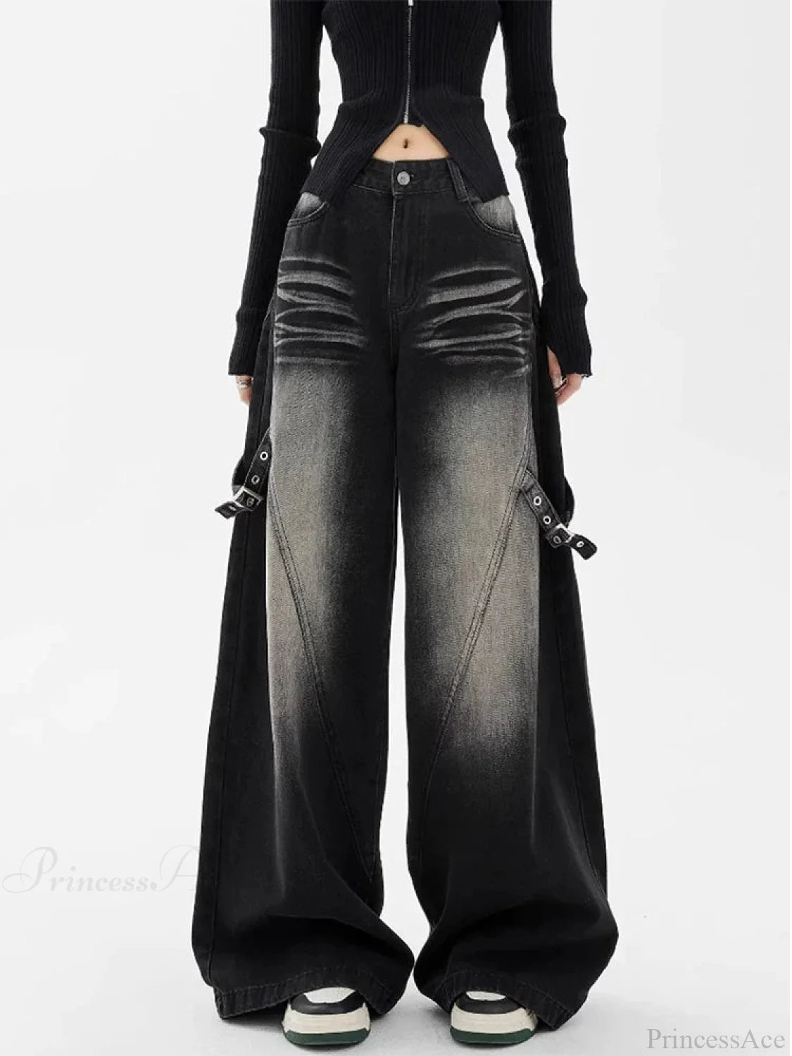 Dark Medieval 2000s Direct Denim Pant Black / XS