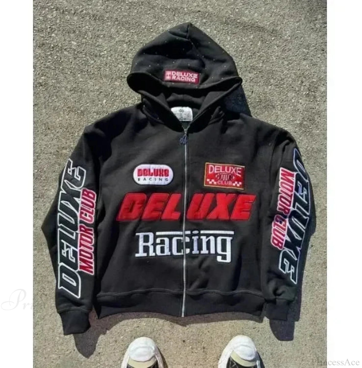 Dark Star Patch Huge Hoodie black3 / M