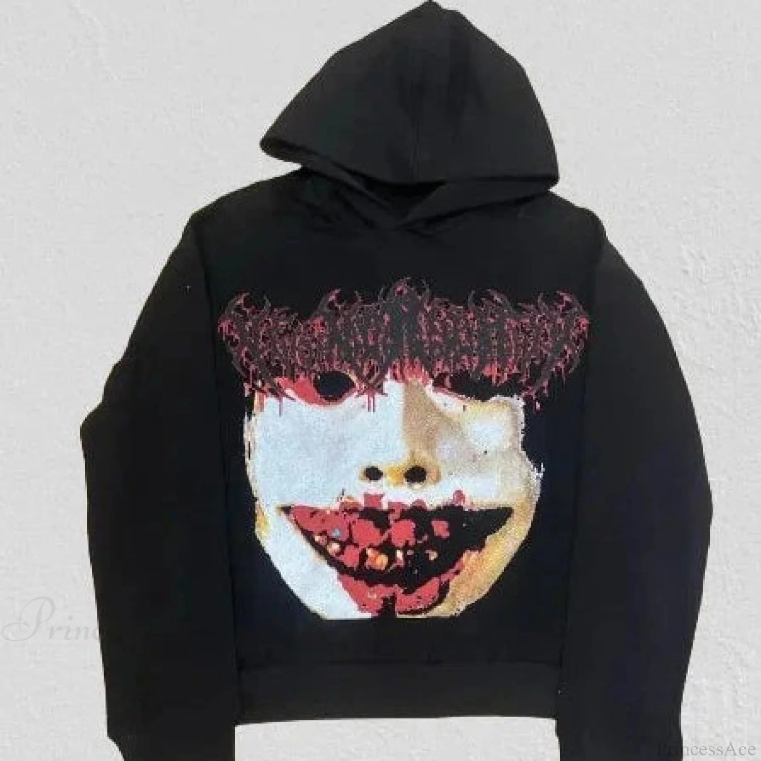 Dark Teeth Visual Pullover Hoodie black / S