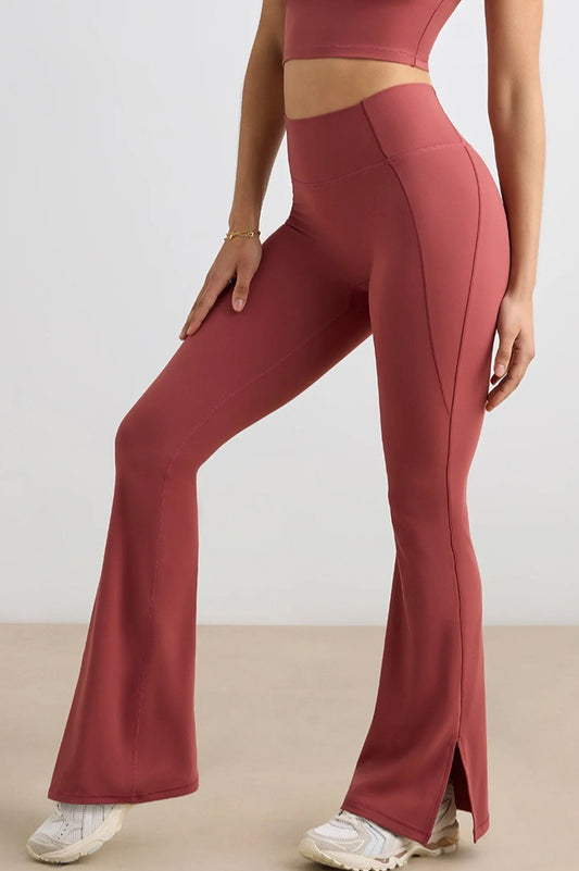 Booty Lifting Wide-Leg Flared Workout Leggings